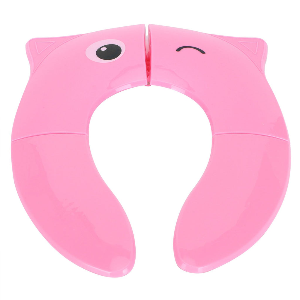 Folding Potty Training Seat Pad – Portable, Non-Slip, Pink – photo 2 of 5