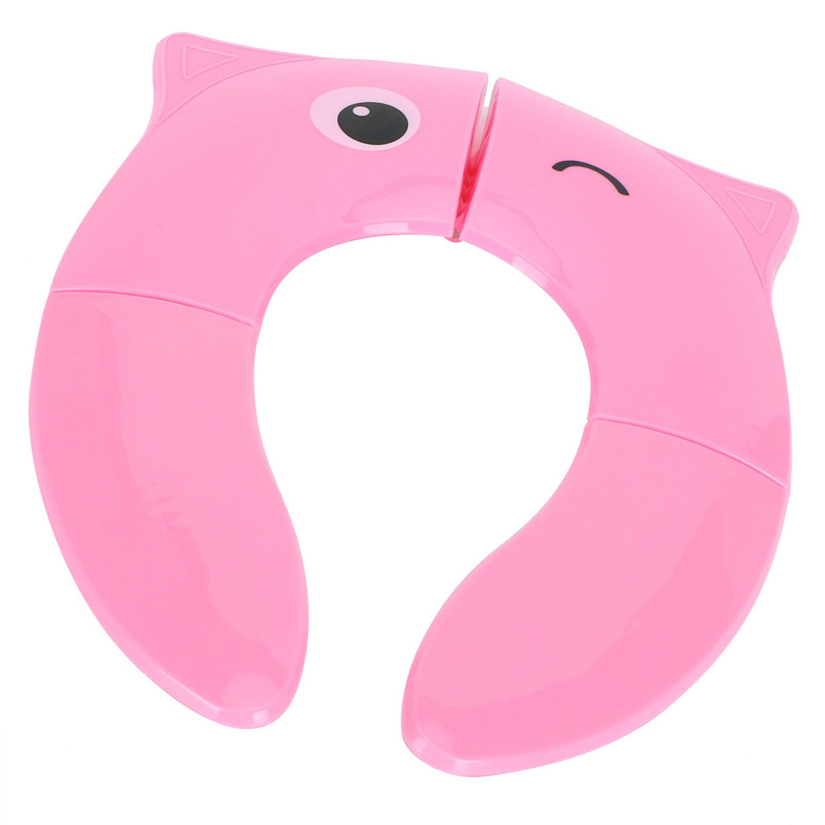 Folding Potty Training Seat Pad – Portable, Non-Slip, Pink
