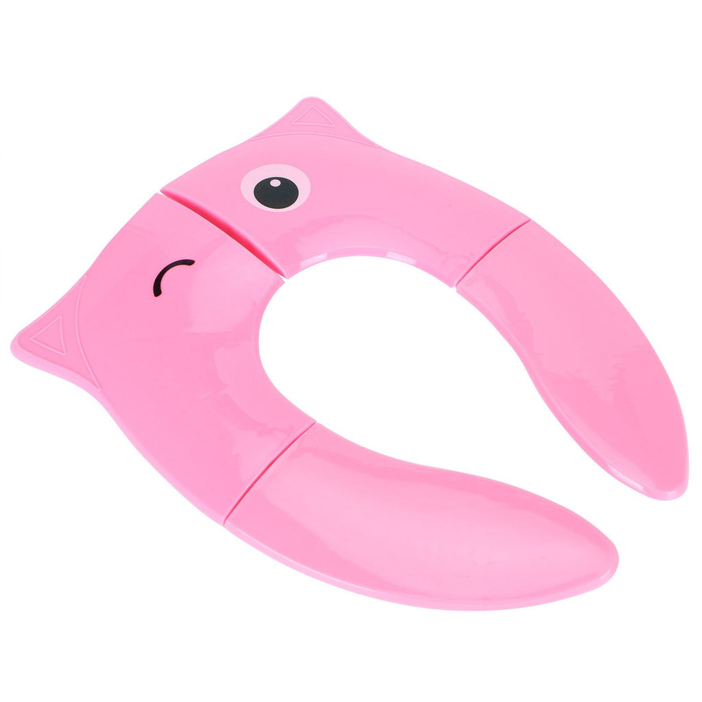 Folding Potty Training Seat Pad – Portable, Non-Slip, Pink