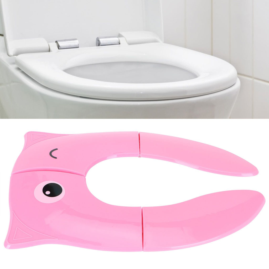 Folding Potty Training Seat Pad – Portable, Non-Slip, Pink
