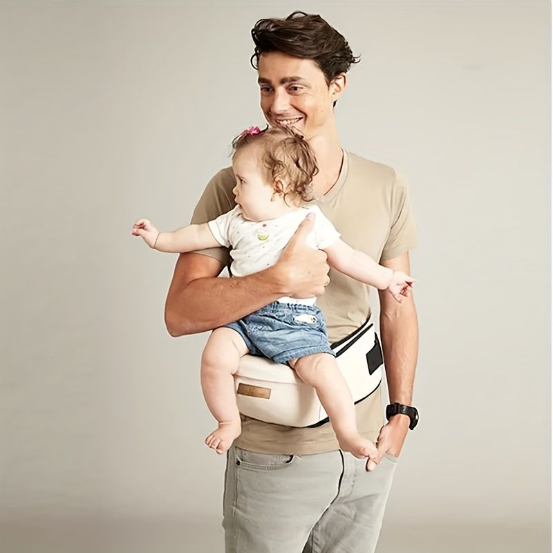 Ergonomic Baby Hip Seat Carrier – Adjustable, Australian Design, Burgundy