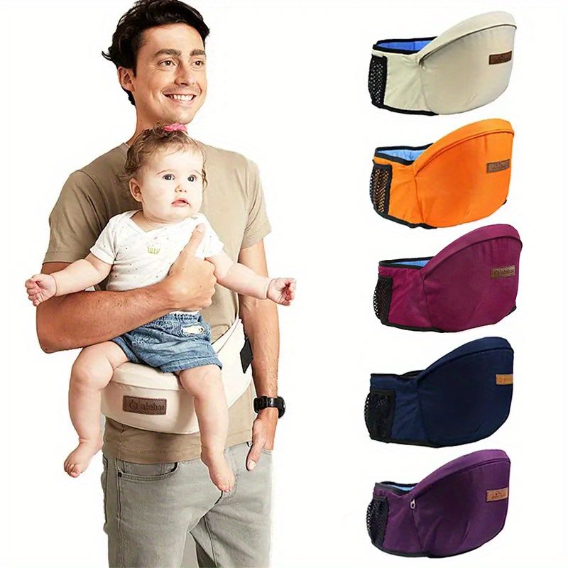 Ergonomic Baby Hip Seat Carrier – Adjustable, Australian Design, Burgundy