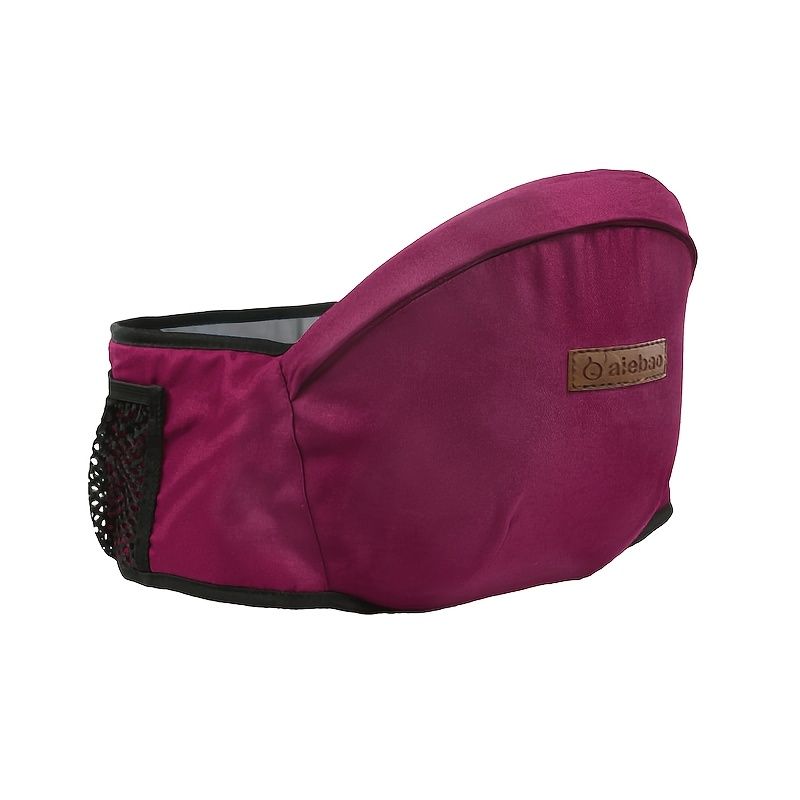 Ergonomic Baby Hip Seat Carrier – Adjustable, Australian Design, Burgundy – photo 3 of 5