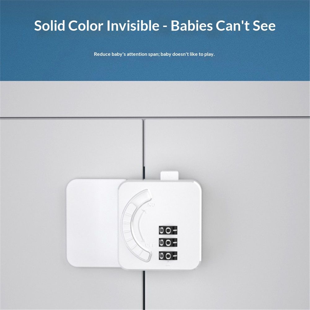 Multi-Functional Child Safety Lock (2-Pack) – Drawer & Fridge, White – photo 3 of 5