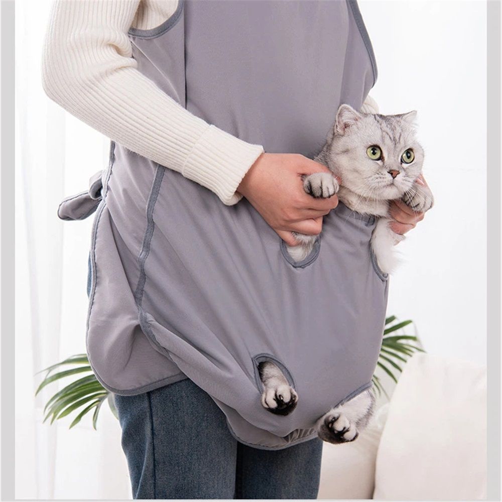Cat Apron Sling Carrier – Adjustable, Ventilated – photo 4 of 5