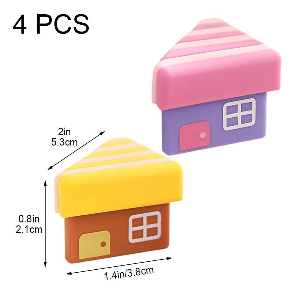 Baby Proofing Corner Protectors (4-Pack) – Cartoon Table Edge Guards – photo 2 of 5