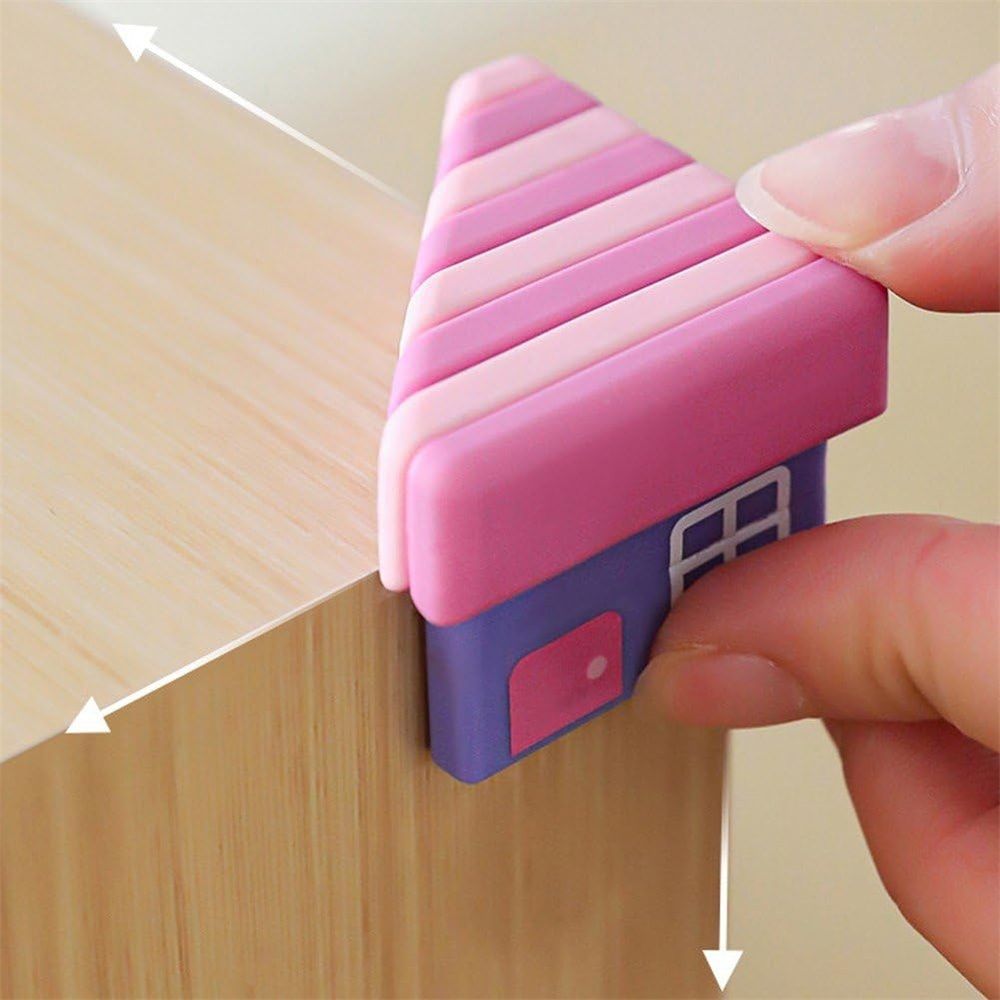 Baby Proofing Corner Protectors (4-Pack) – Cartoon Table Edge Guards – photo 3 of 5