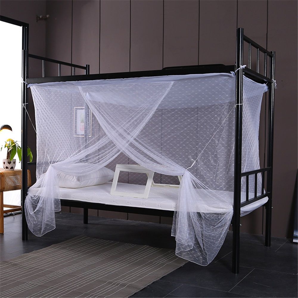 Mosquito Net for Bed – 4-Corner Canopy, Lace, White – photo 2 of 5