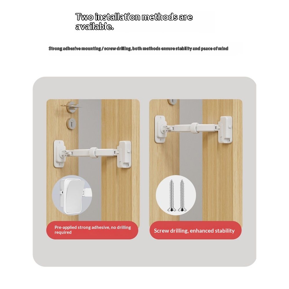Child Proof Window Restrictor (2-Pack) – Adjustable Baby Safety Lock, White – photo 3 of 5