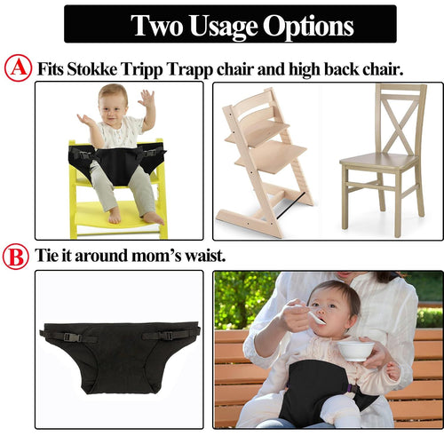 Baby Harness Seat for High Chair – Portable Booster Belt, Foldable – photo 2 of 5