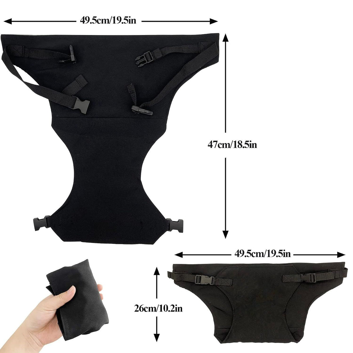 Baby Harness Seat for High Chair – Portable Booster Belt, Foldable – photo 4 of 5