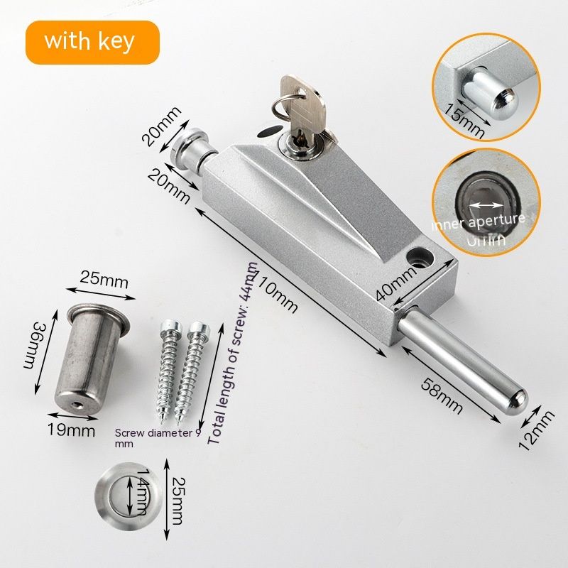 Spring Latch Door Lock – Concealed Safety Bolt – photo 1 of 4
