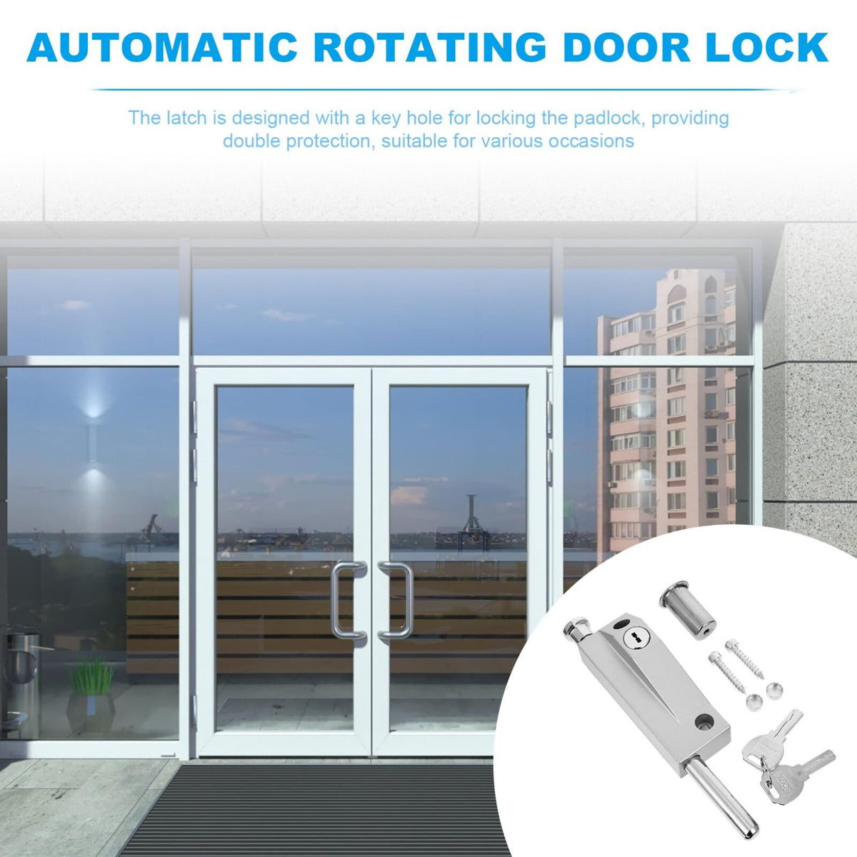 Spring Latch Door Lock – Concealed Safety Bolt – photo 4 of 4