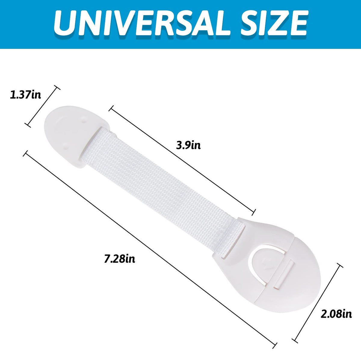 Child Safety Cabinet Locks (15-Pack) – Baby Proofing Drawer & Fridge Latches – photo 3 of 5