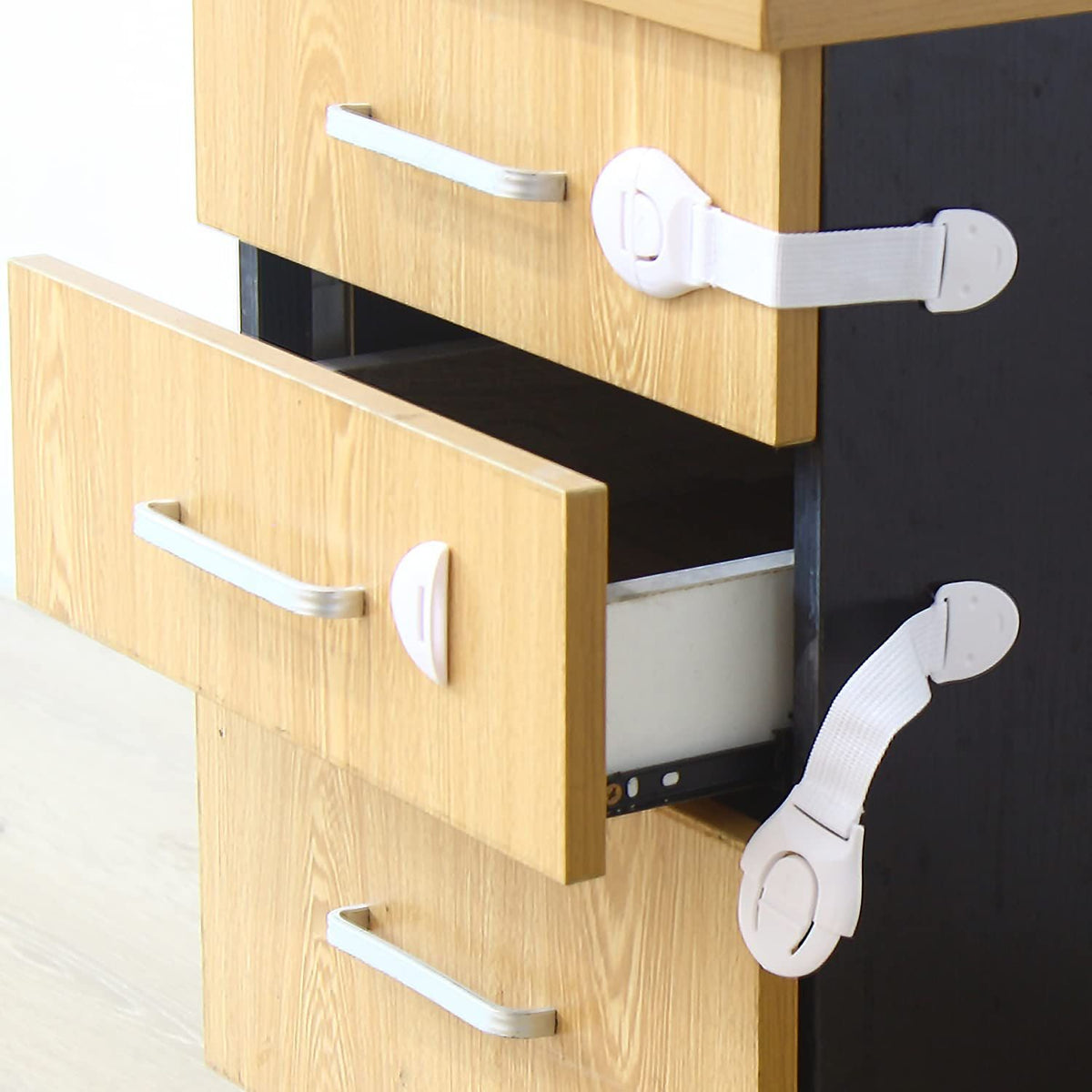 Child Safety Cabinet Locks (15-Pack) – Baby Proofing Drawer & Fridge Latches – photo 5 of 5