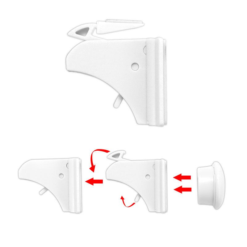 Magnetic Child Safety Cabinet Locks (4-Pack) – No Tools Needed – photo 1 of 5