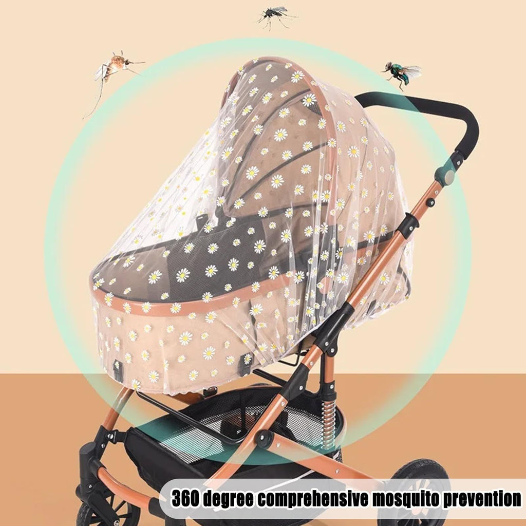 Mosquito Net for Stroller – Daisy Print, Fits Bassinets & Mini Cribs – photo 2 of 5