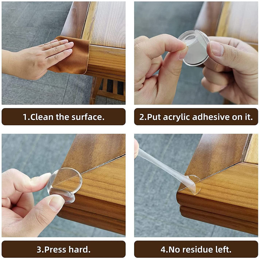 Baby Proofing Corner Protectors (12-Pack) – Bumper & Cushion Guards – photo 2 of 5