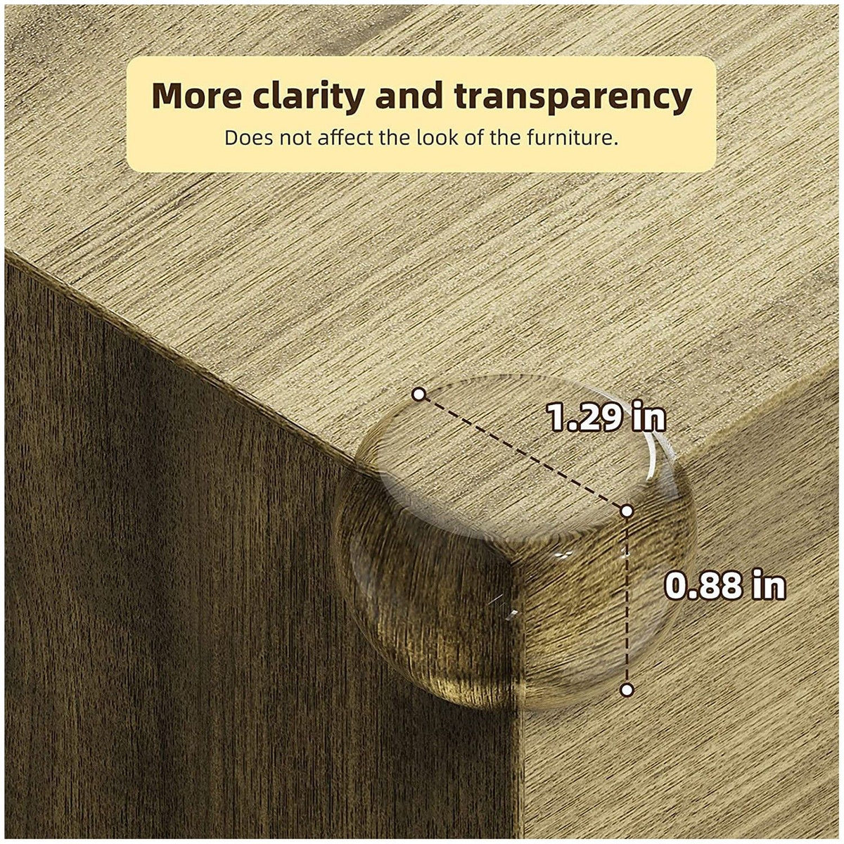 Baby Proofing Corner Protectors (12-Pack) – Bumper & Cushion Guards – photo 3 of 5