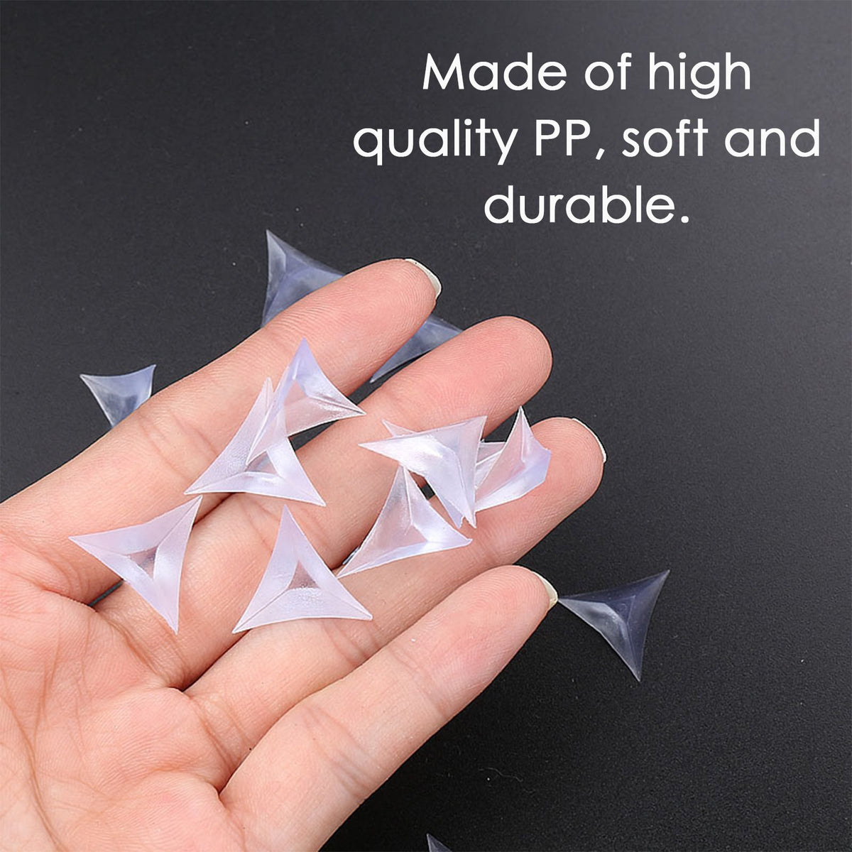 Decorative Furniture Corner Stickers (100-Pack) – Triangle Dust Corners – photo 1 of 4