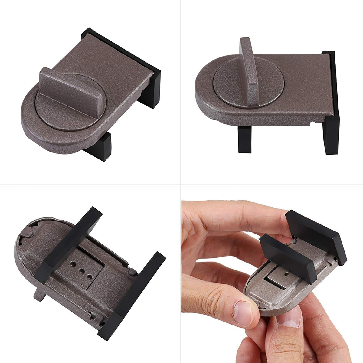 Child Safety Sliding Window Locks (4-Pack) – Anti-Theft Stoppers – photo 3 of 5