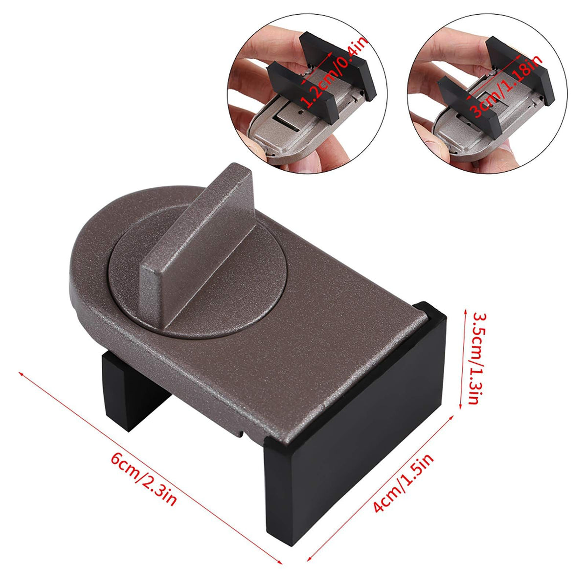 Child Safety Sliding Window Locks (4-Pack) – Anti-Theft Stoppers – photo 5 of 5