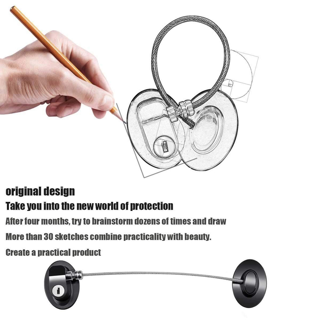 Child Safety Refrigerator Lock – Combination, with 2 Keys – photo 3 of 5