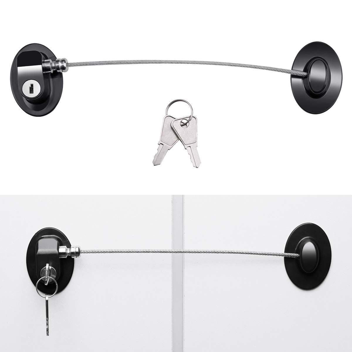Child Safety Refrigerator Lock – Combination, with 2 Keys – photo 5 of 5