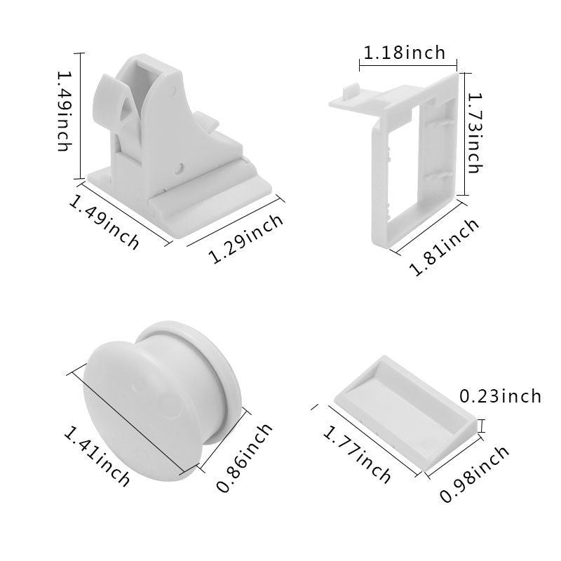 Magnetic Child Safety Cabinet Locks (4-Pack) – No Tools Needed – photo 3 of 5