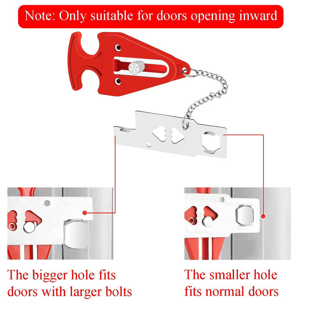 Portable Door Lock – No-Drill Security for Hotel & Home – photo 3 of 5