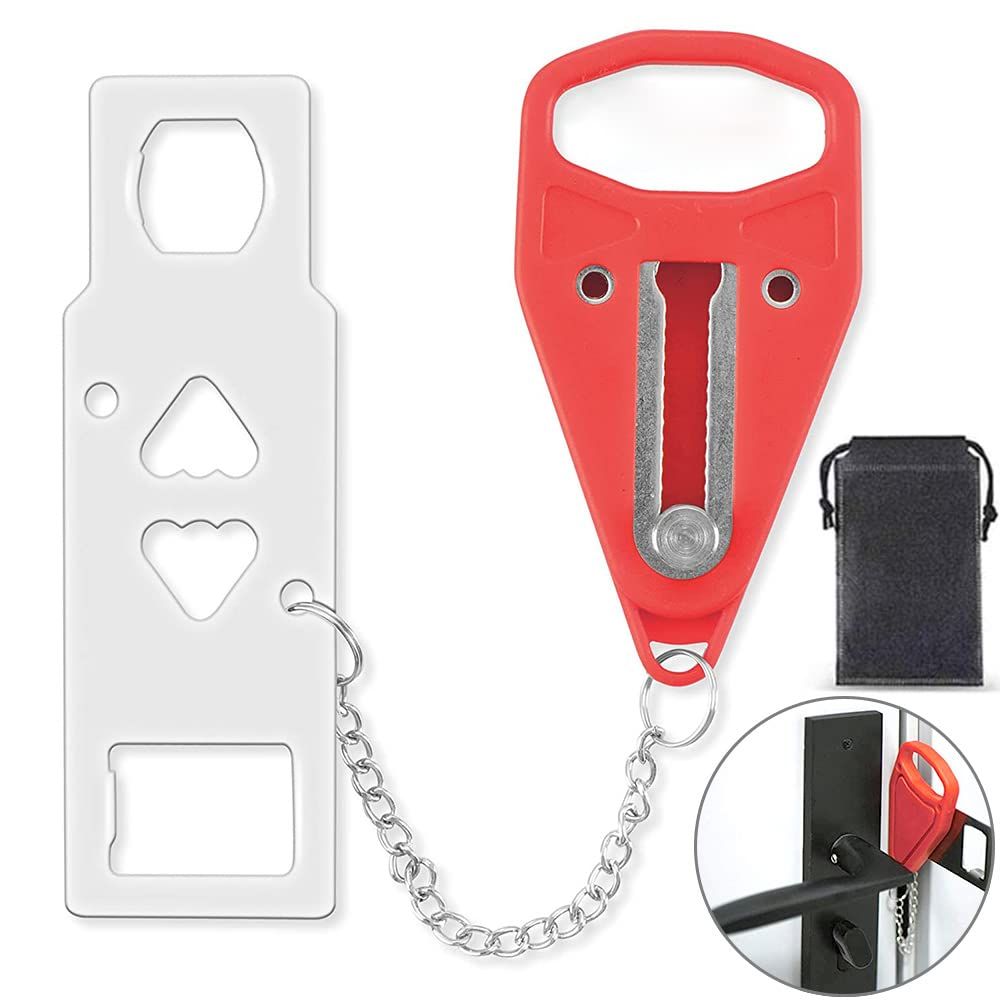 Portable Door Lock – Travel Door Stopper, Anti-Theft – photo 1 of 5