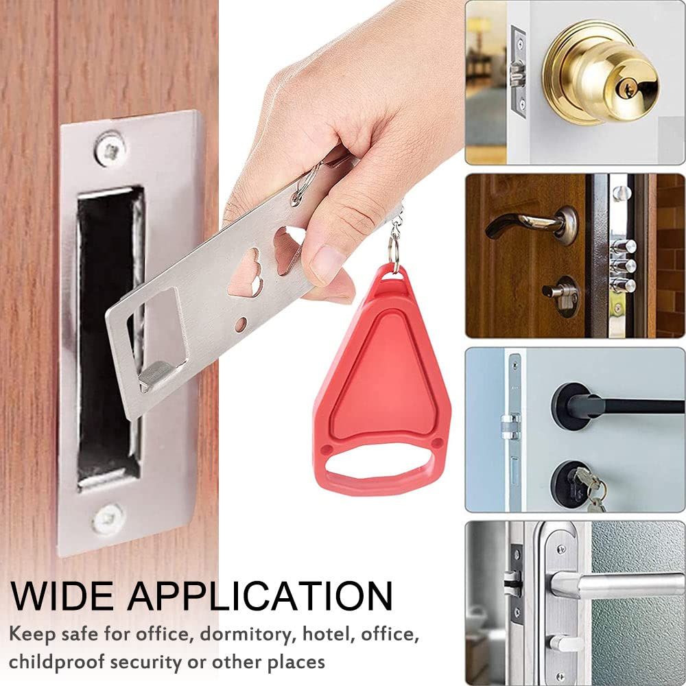 Portable Door Lock – Travel Door Stopper, Anti-Theft – photo 3 of 5