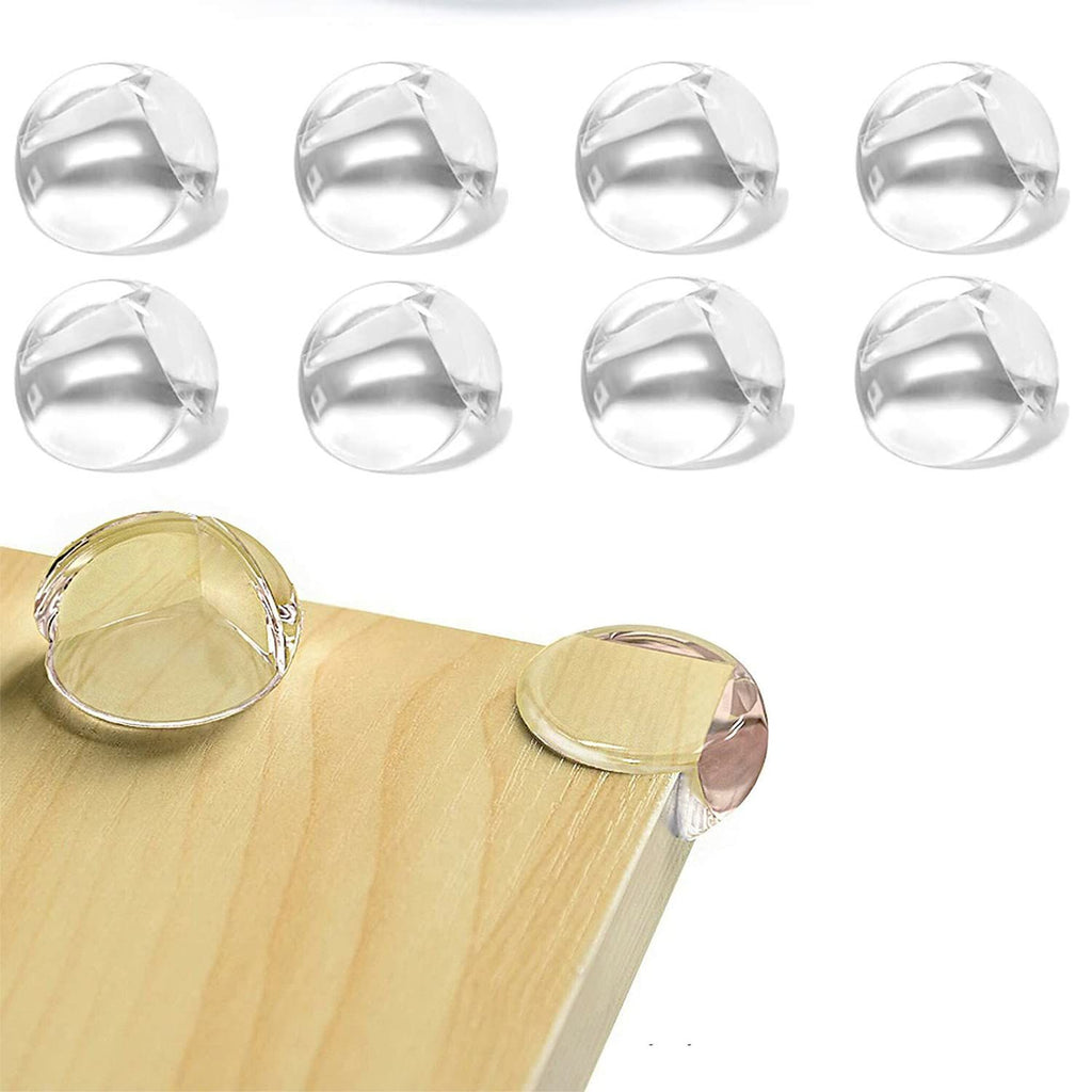 Clear Silicone Corner Protectors (10-Pack) – Baby Proofing Edge Guards – photo 1 of 5
