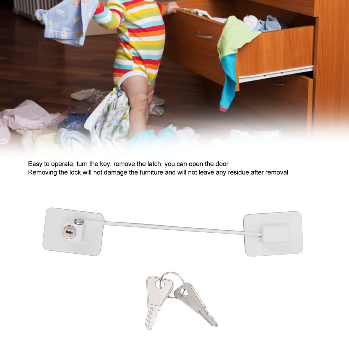Child Safety Window & Door Restrictor Lock – Keyed Opening Control – photo 3 of 5