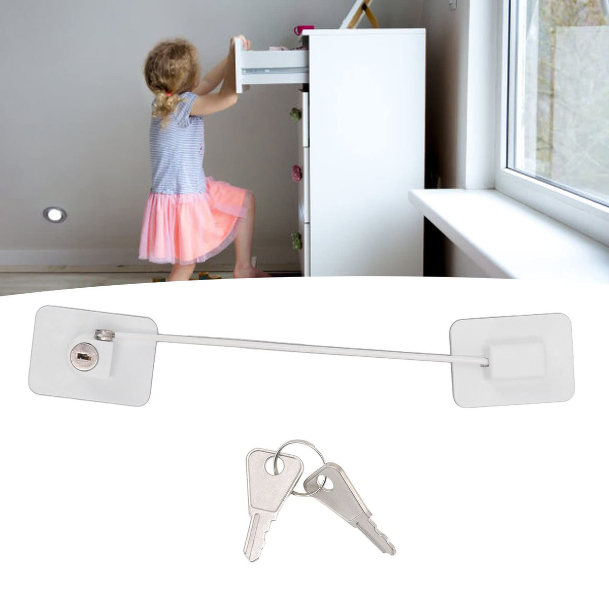 Child Safety Window & Door Restrictor Lock – Keyed Opening Control – photo 4 of 5
