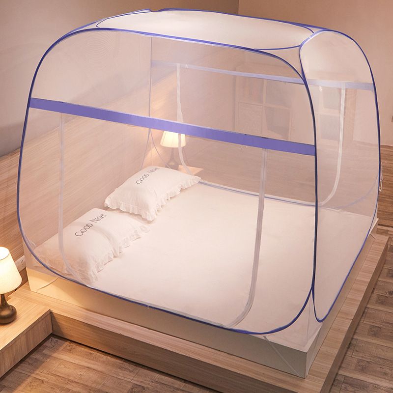 Pop-Up Mosquito Net for Bed & Patio – King Size Tent, Blue – photo 3 of 5