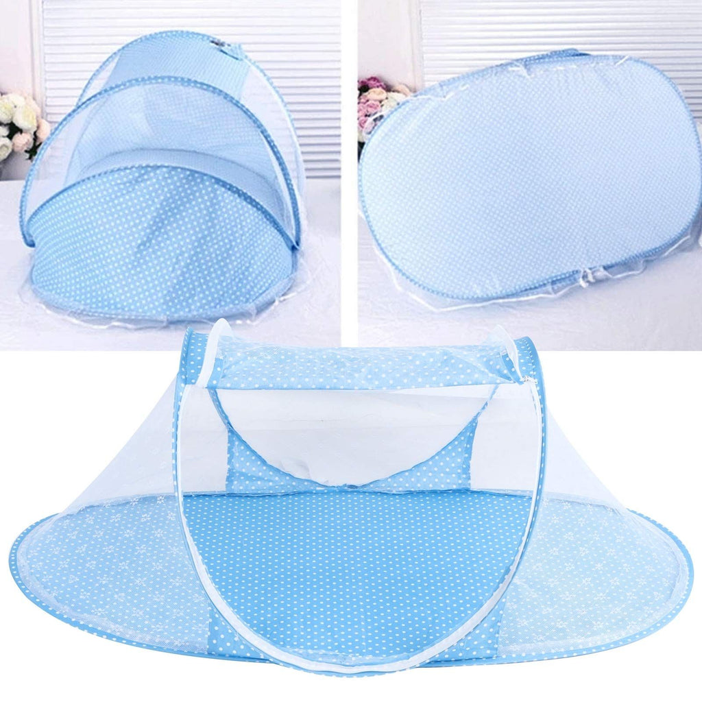 Mosquito Net for Baby Crib – Folding, Portable, Blue – photo 4 of 5