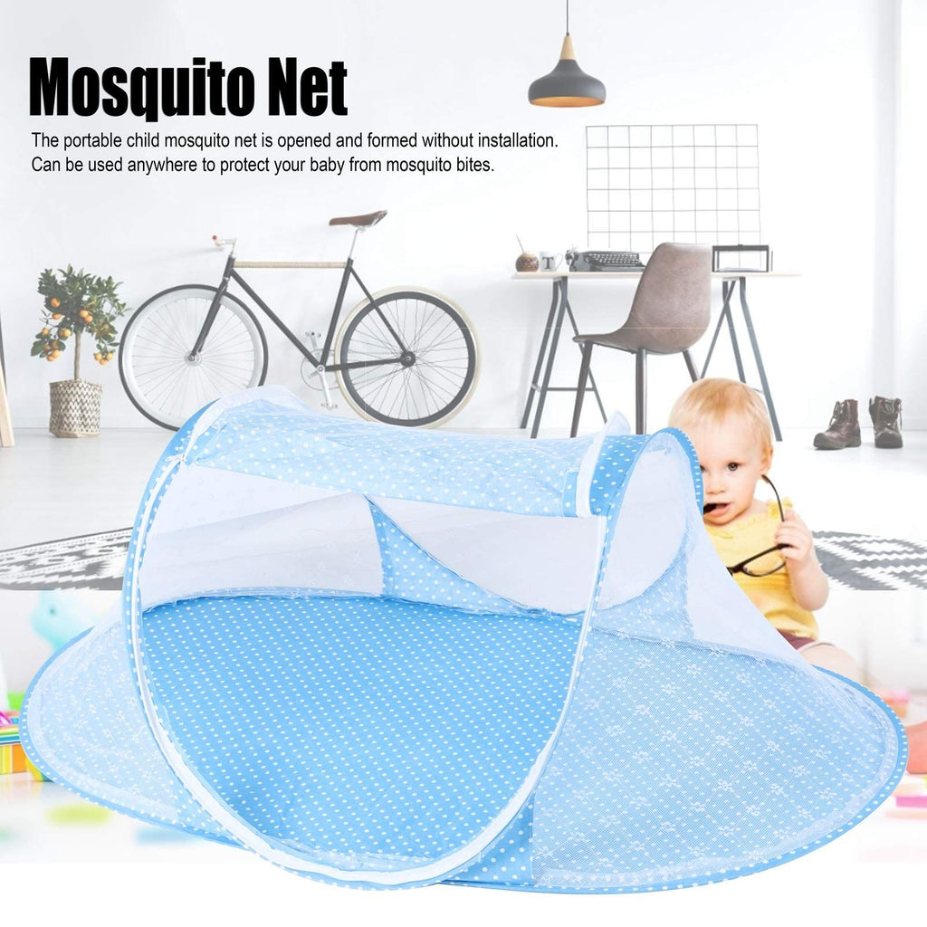 Mosquito Net for Baby Crib – Folding, Portable, Blue – photo 5 of 5