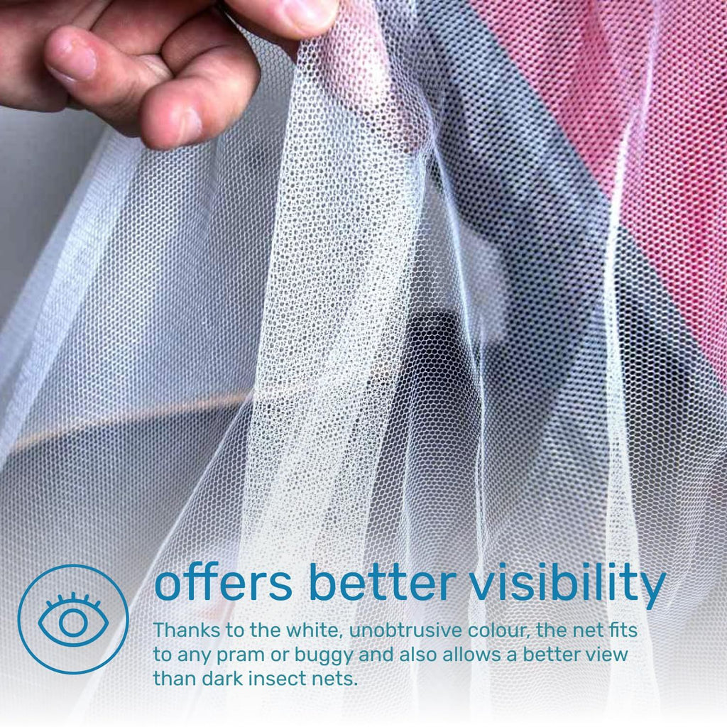 Mosquito Net for Crib – Fits Strollers, Bassinets & Pack N Plays – photo 3 of 5
