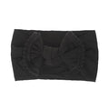 Baby Hair Bow Headbands (2-Pack) – Soft Wide Cotton – photo 1 of 5