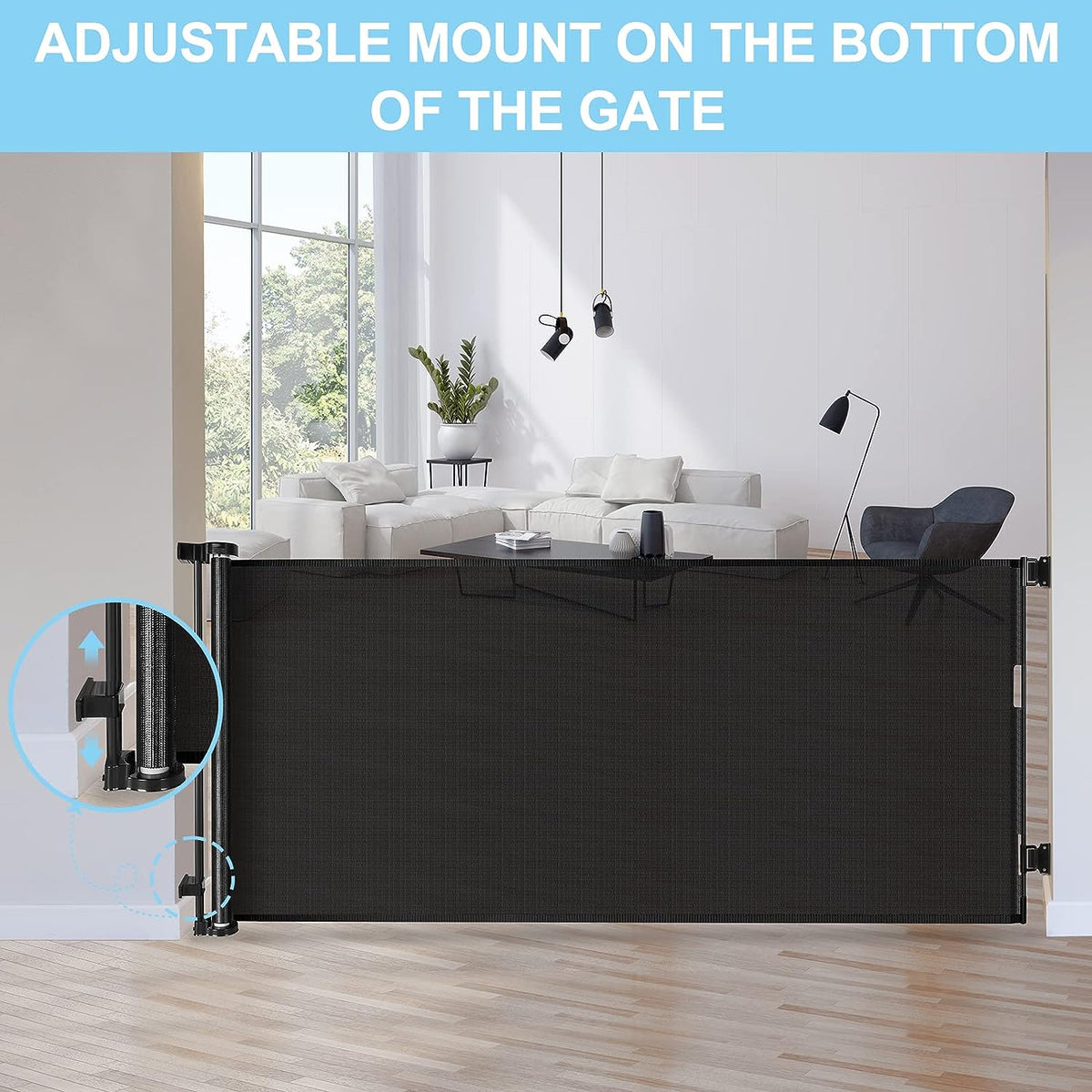 Retractable Baby & Pet Safety Gate – 3M, Indoor/Outdoor – photo 4 of 5
