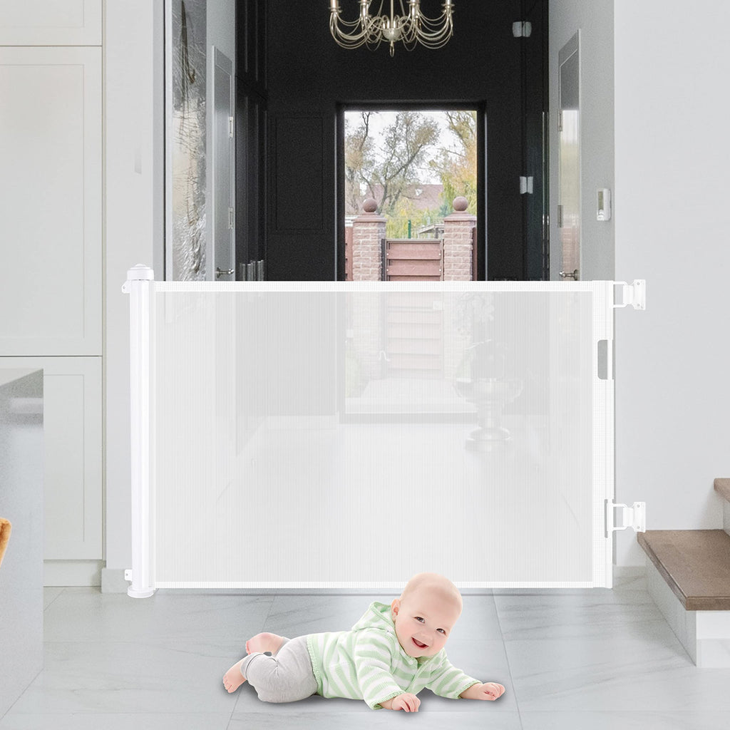 Retractable Baby & Pet Safety Gate – 3M, Indoor/Outdoor, White – photo 2 of 5