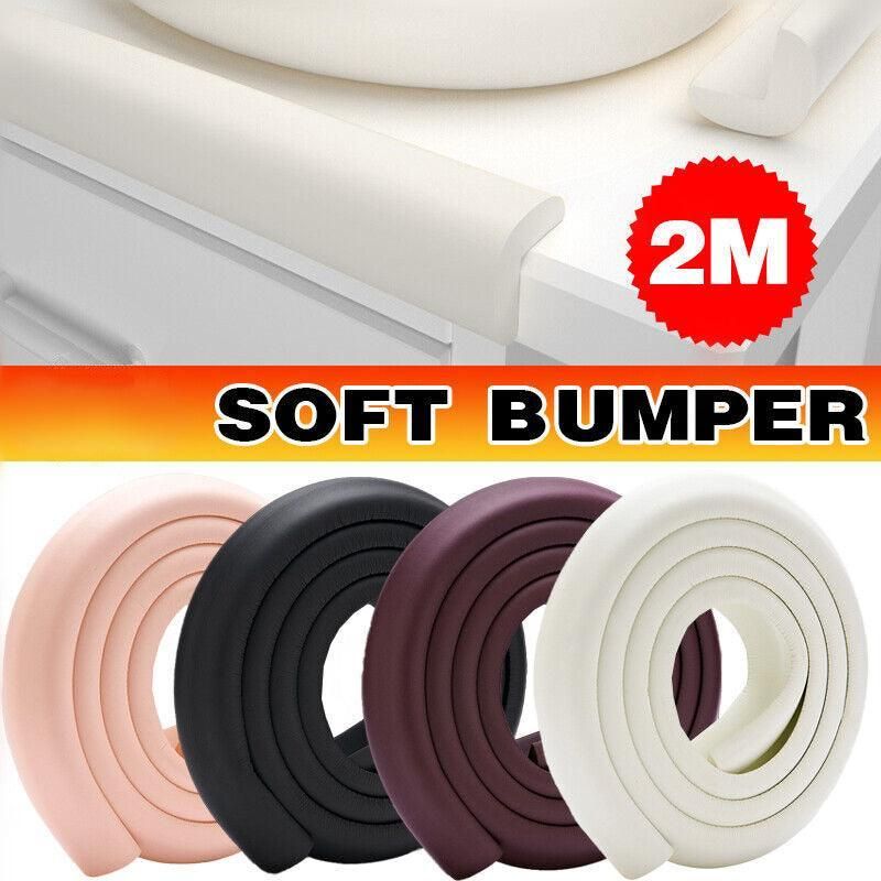 Foam Edge Guard Strip – Desk & Table Corner Protector, Black – photo 2 of 5