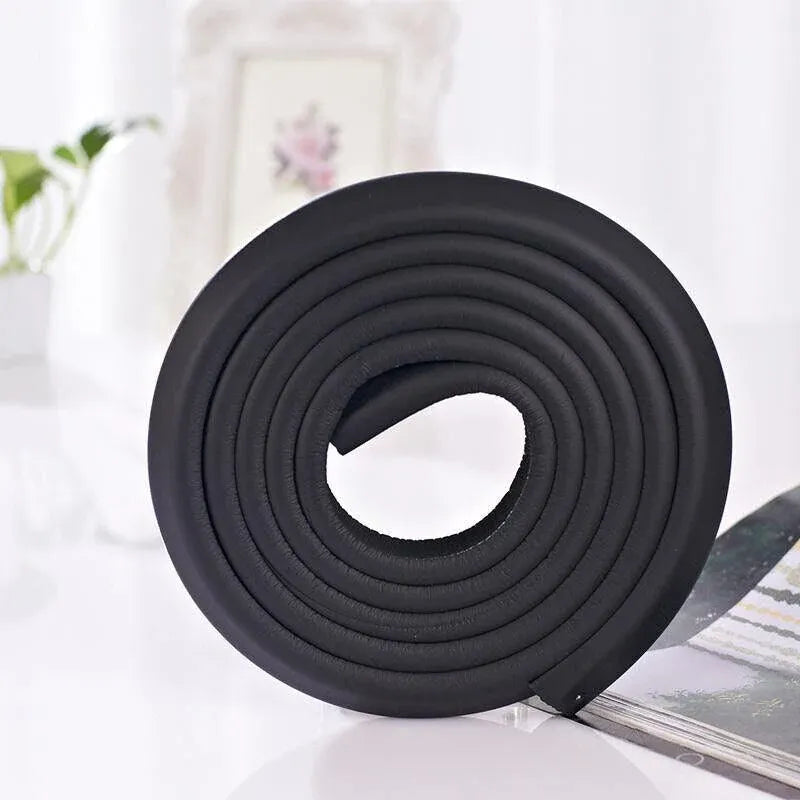 Foam Edge Guard Strip – Desk & Table Corner Protector, Black
