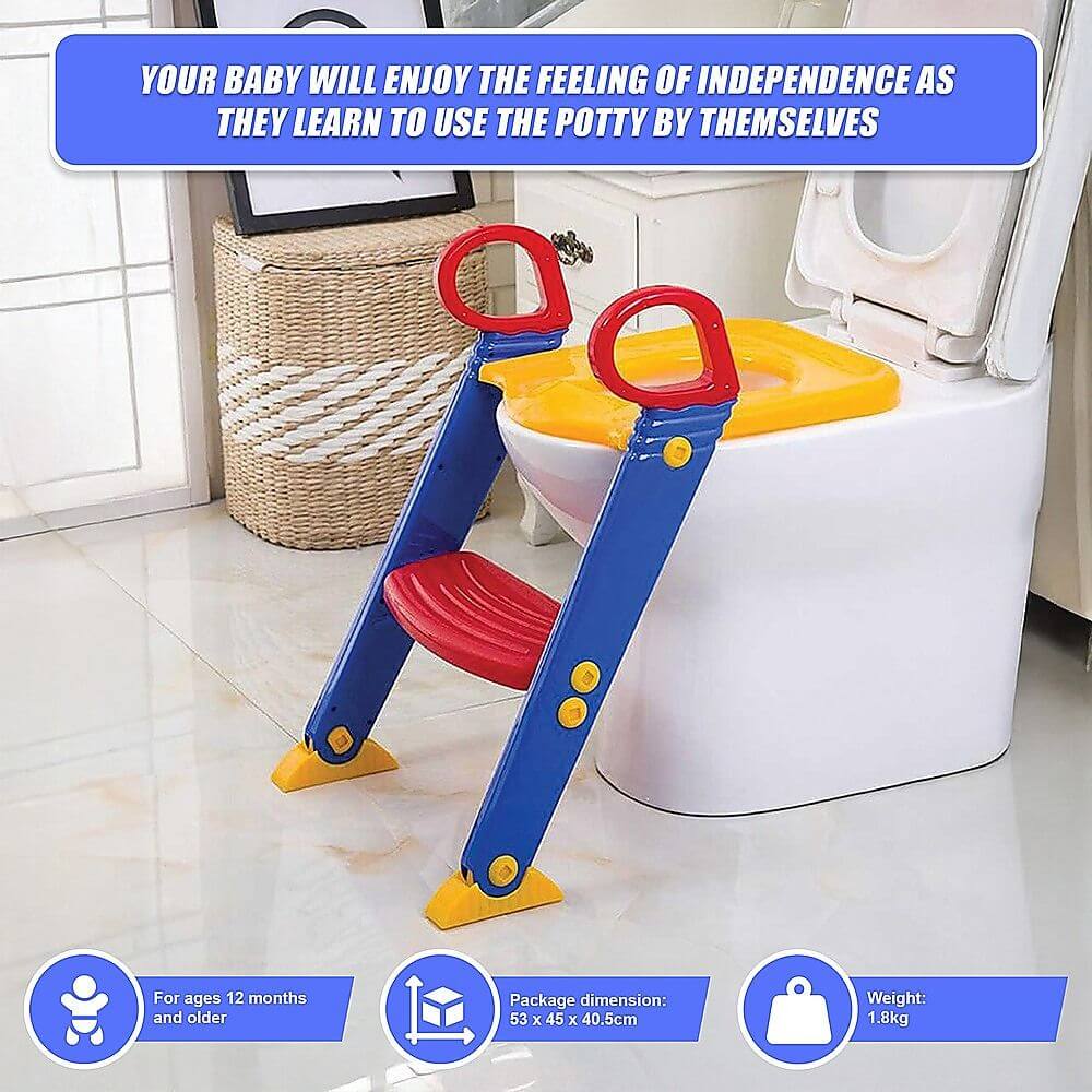 Kids Toilet Training Step Ladder – Non-Slip Potty Trainer
