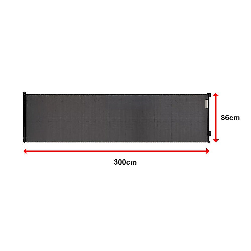 Retractable Baby & Pet Safety Fence – 3M Stair Gate Barrier