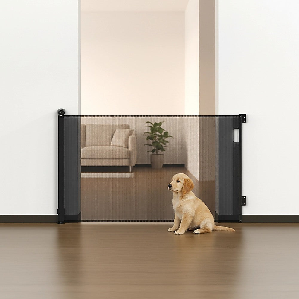 Retractable Baby & Pet Safety Fence – 3M Stair Gate Barrier – photo 4 of 5