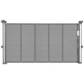 Retractable Baby Gate – Extends to 1400mm, Mesh, Gray – photo 1 of 5
