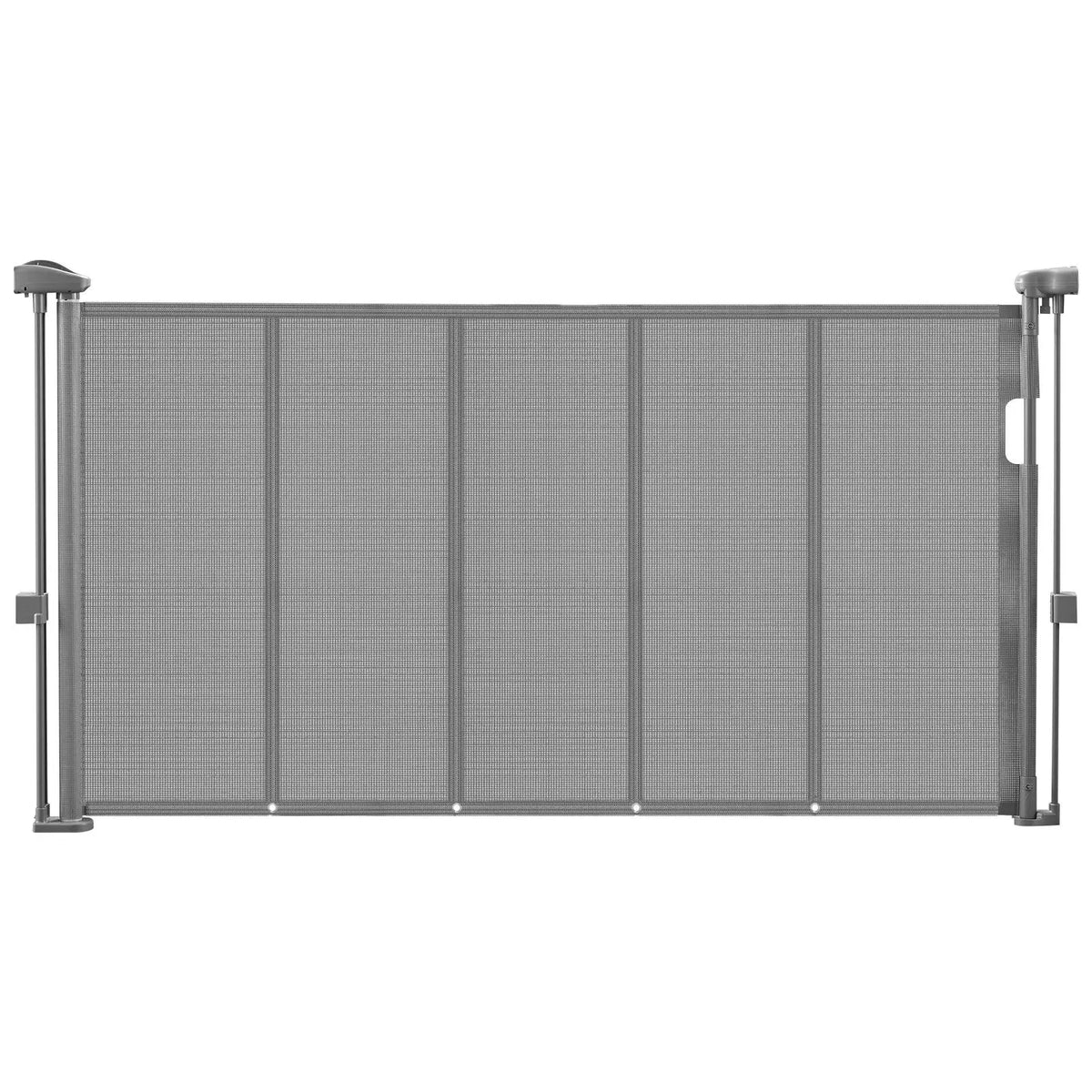 Retractable Baby Gate – Extends to 1400mm, Mesh, Gray – photo 1 of 5