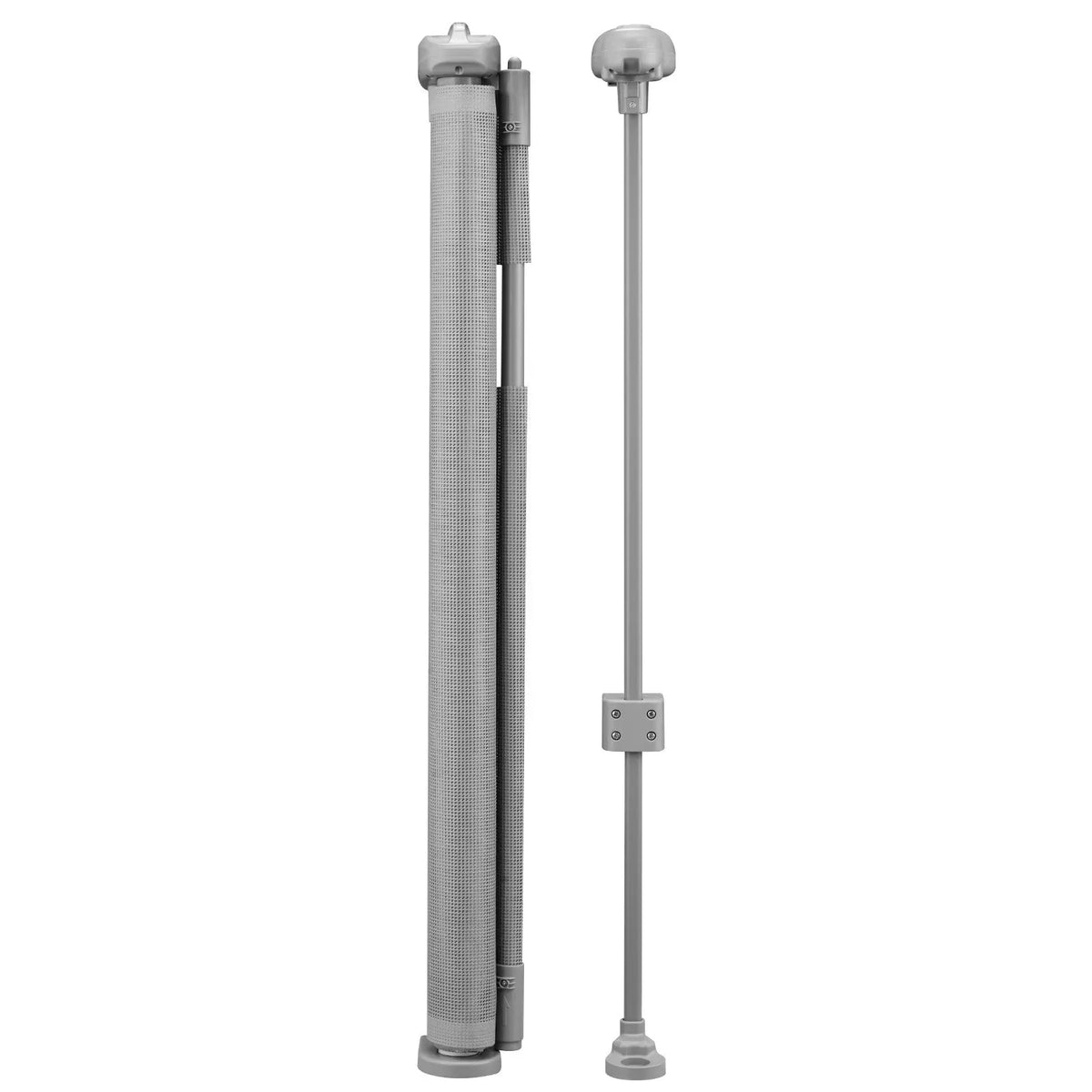 Retractable Baby Gate – Extends to 1400mm, Mesh, Gray – photo 3 of 5
